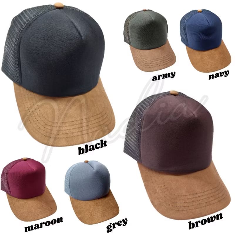 Trucker Suede Kombinasi Warna