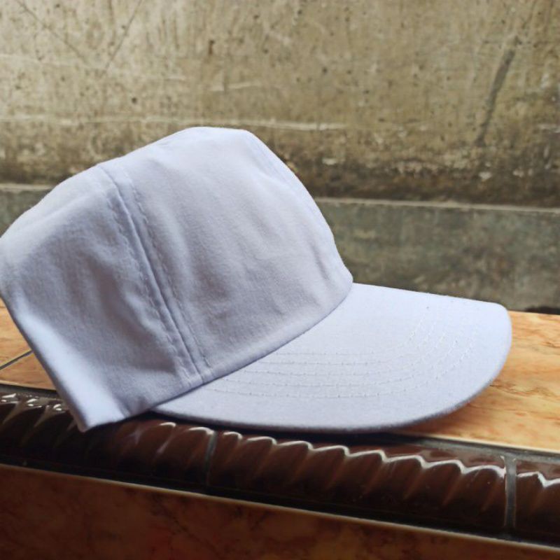 Topi Baseball Polos Murah - Putih