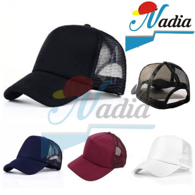 Topi Trucker Polos Premium