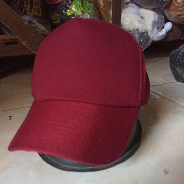 Topi Baseball Polos Rafel 5 Panel Klip  - Maron