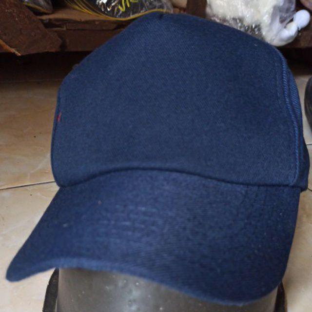 Topi Baseball Polos Rafel 5 Panel Klip  - Navy