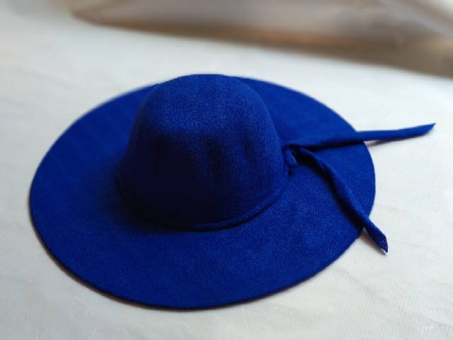 Floppy Hat Flanel - Biru