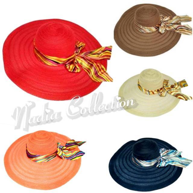 Topi Pantai Lebar Nylon Anti Air