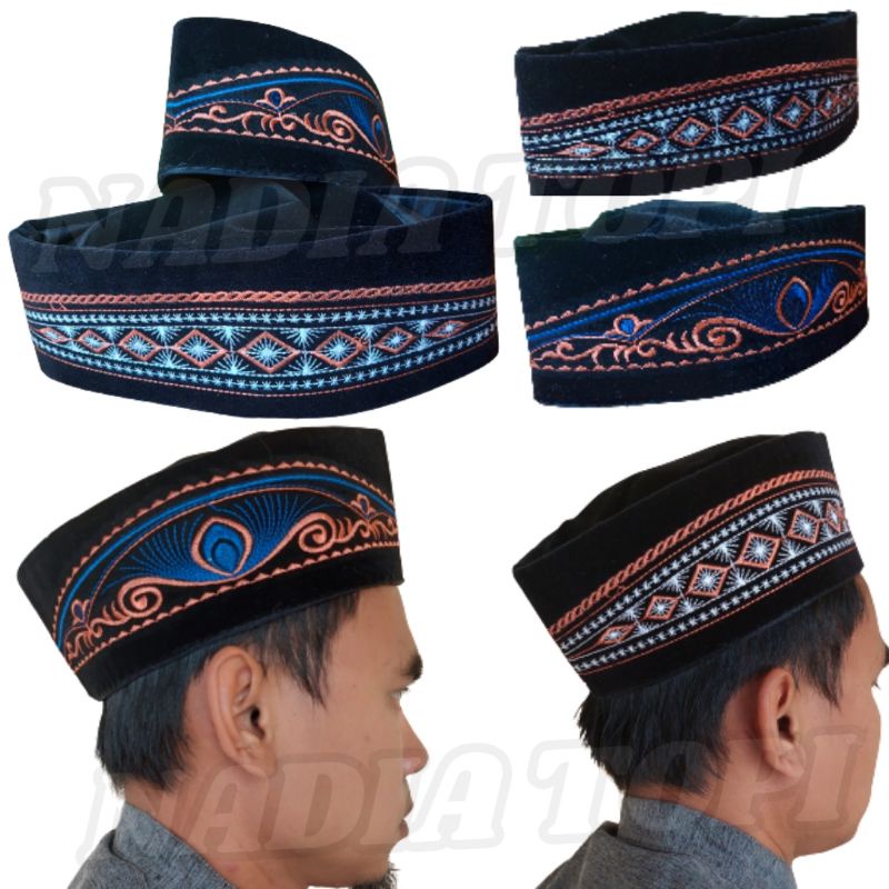 Songkok Kopyah Bordir Motif